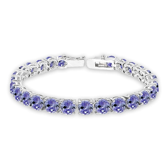 Sterling Silver Clasp Tennis Bracelet – ESTÉE LANE