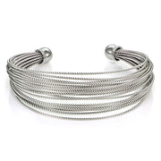 Stainless Steel Rope Cuff Bracelet