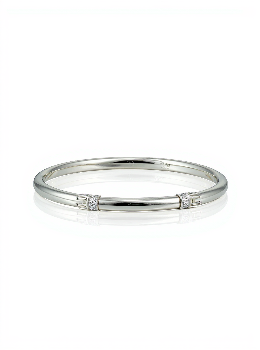 Sterling Silver High-Polish Flex Bangle Bracelet