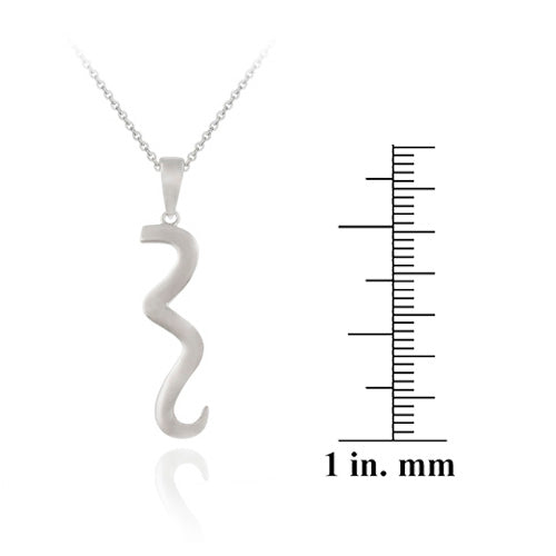 Sterling Silver Swirl Pendant-3
