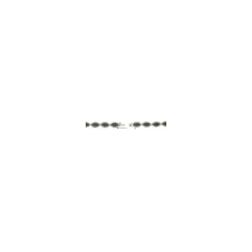 Sterling Silver Black Diamond Accent Marquise Bracelet-6