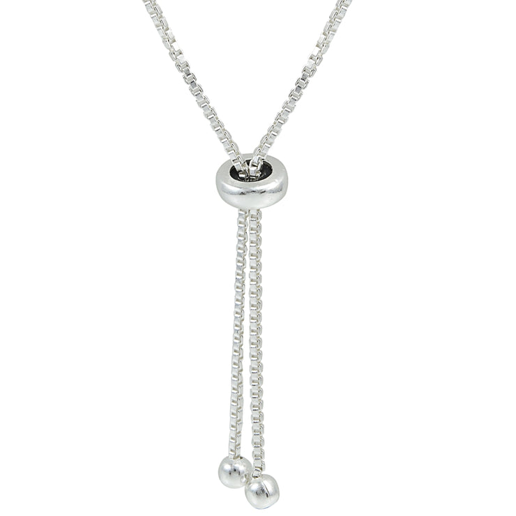 Sterling Silver Created Alexandrite Figure 8 Infinity Adjustable Bolo Bracelet