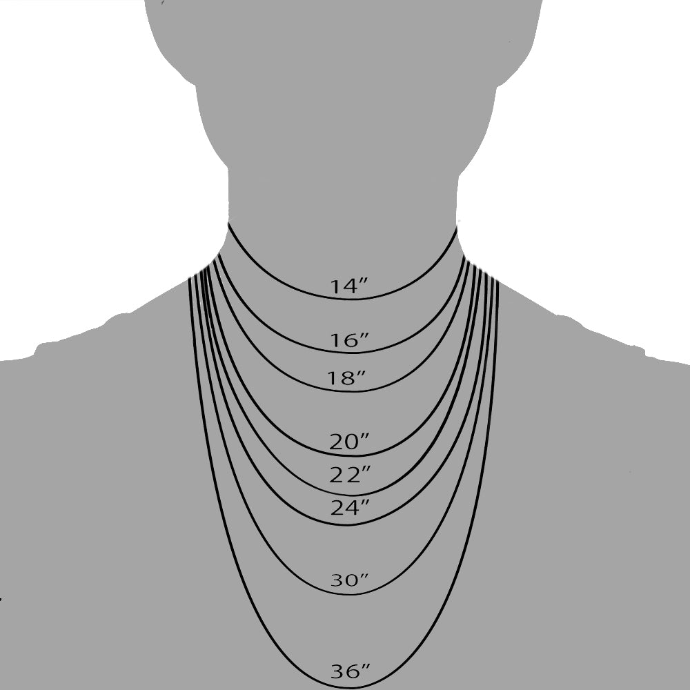Black Cord Chain Necklace with Sterling Silver Clasp 24"-2