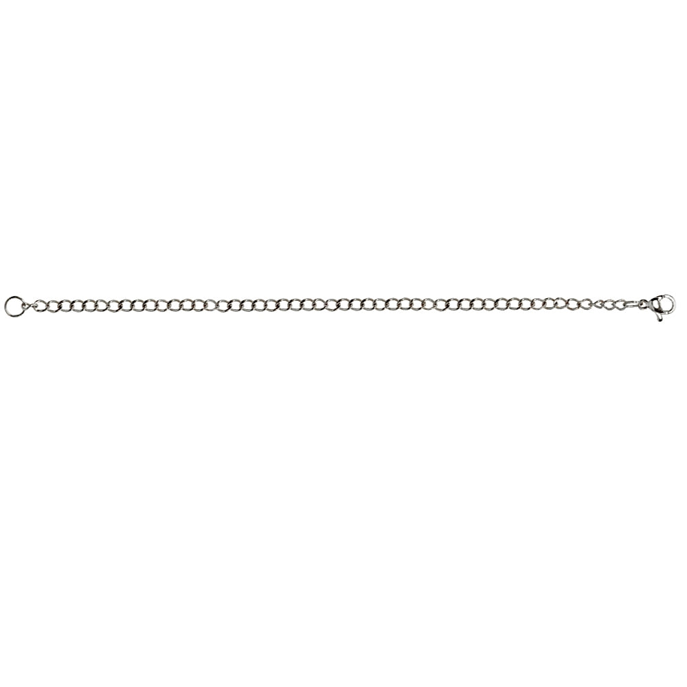 Stainless Steel Chain Link Extender for Pendant Necklace Bracelet Anklet, 6 Inches