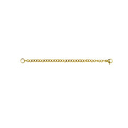 Yellow Gold Flashed Stainless Steel Chain Link Extender for Pendant Necklace Bracelet Anklet, 4 Inches