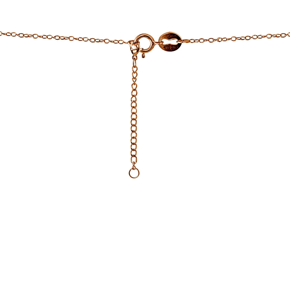 Rose Gold Flashed Stainless Steel Chain Link Extender for Pendant Necklace Bracelet Anklet, 3 Inches-2