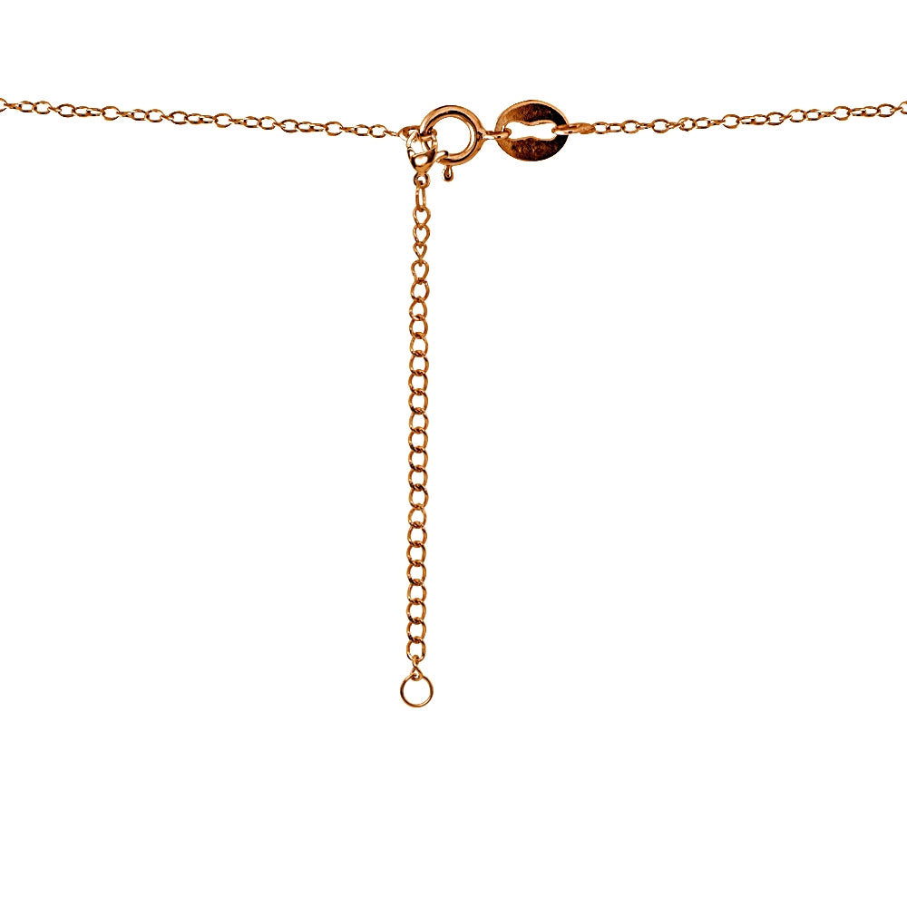 Rose Gold Flashed Stainless Steel Chain Link Extender for Pendant Necklace Bracelet Anklet, 4 Inches-2