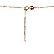 Rose Gold Flashed Stainless Steel Chain Link Extender for Pendant Necklace Bracelet Anklet, 4 Inches