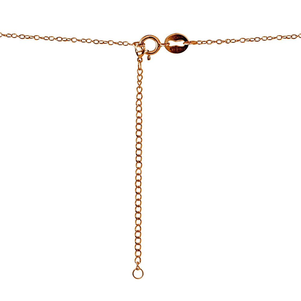 Rose Gold Flashed Stainless Steel Chain Link Extender for Pendant Necklace Bracelet Anklet, 6 Inches-2