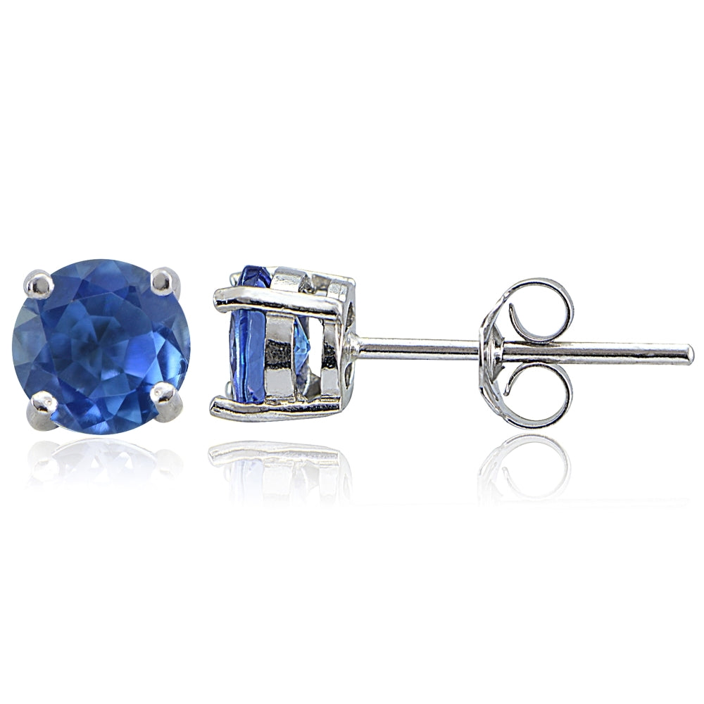 Traditional Posts - Blue Kyanite Earrings - .925 Sterling Silver Studs high quality - Kyanite Posts - Kyanite Studs