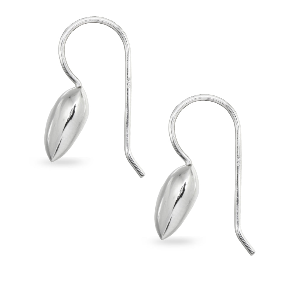 Sterling Silver Polished Heart Love Dainty Earrings-2