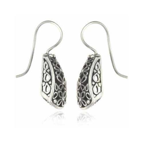 Sterling Silver Filigree Antique Style Earrings
