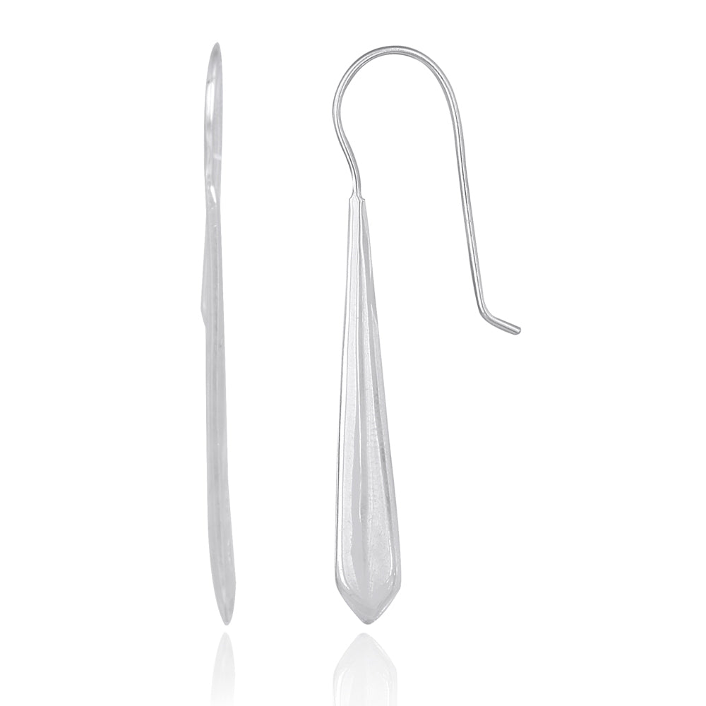 Sterling Silver Geometric Dangle Earrings