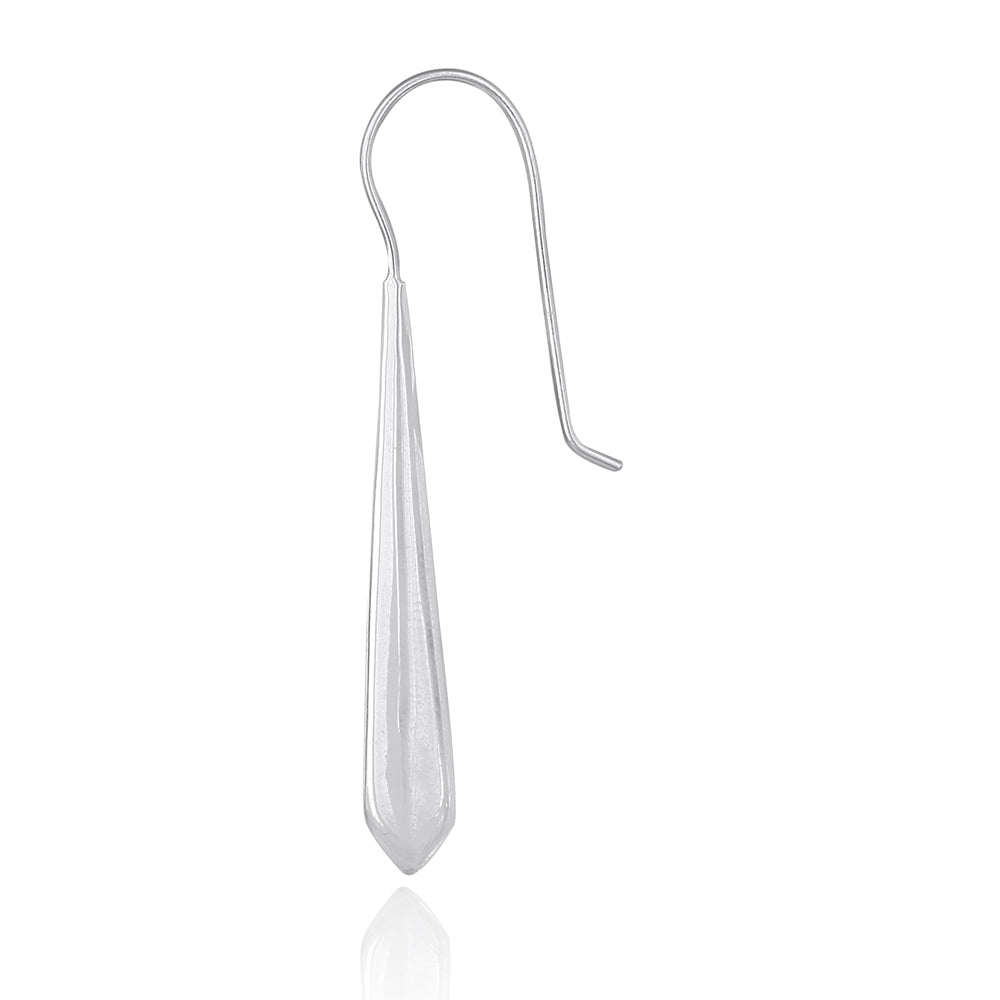 Sterling Silver Geometric Dangle Earrings-2