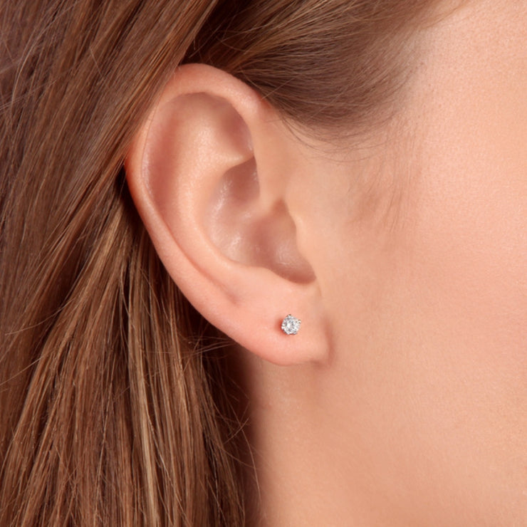 14KT Gold Diamond Emerald Lena Earrings – DilaraSaatci