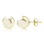 14K Yellow Gold Ball Stud Earrings, 5mm