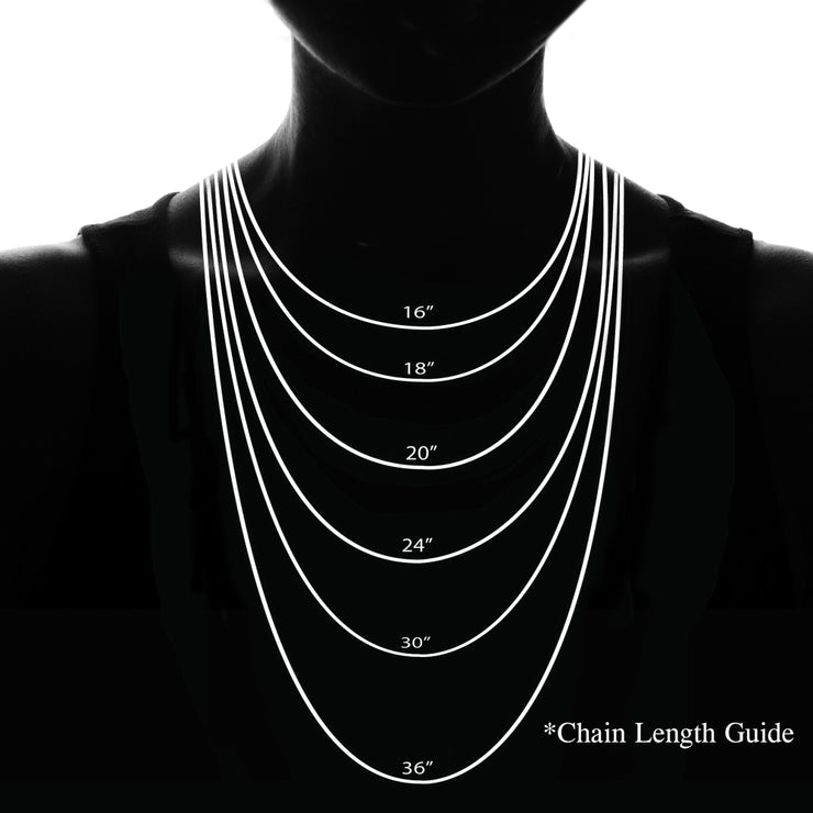 0.65mm, 14k White Gold, Diamond Cut Spiga Chain Necklace - The Black Bow  Jewelry Company