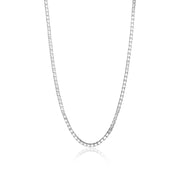 Sterling Silver 1.3mm Box Chain Dainty Necklace, 16 Inches
