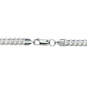 Sterling Silver 4.5mm Miami Cuban Curb Link Chain Necklace, 20 Inches