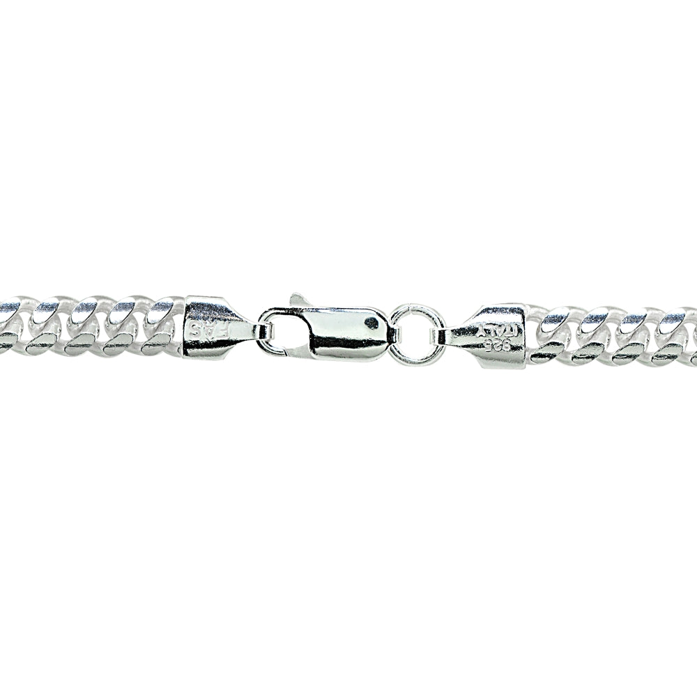 Sterling Silver 5mm Miami Cuban Curb Link Chain Necklace, 24 Inches-2