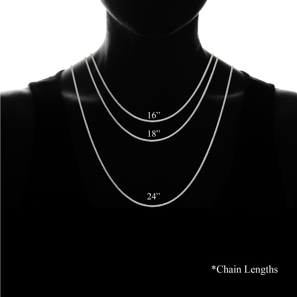 Sterling Silver Italian .75mm Snake Chain Necklace, 18 Inches-3