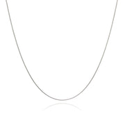 Sterling Silver Italian .75mm Snake Chain Necklace, 24 Inches