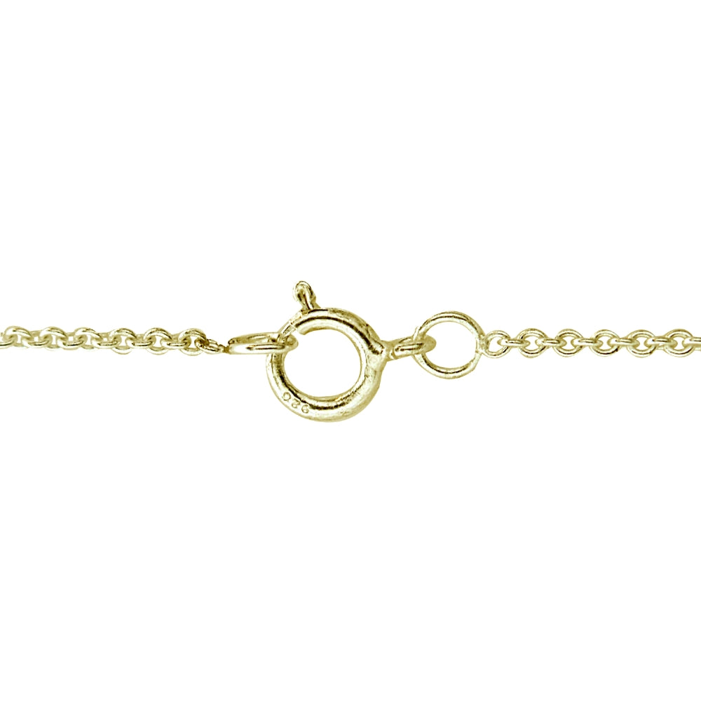 Gold Tone over Sterling Silver Graduated Polished Bead Necklace-2