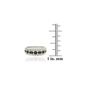 Sterling Silver 1/ct Black Diamond Band Ring