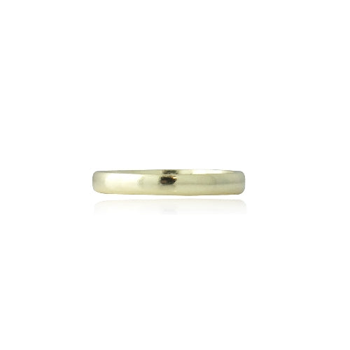 18K Gold over Sterling Silver 2.mm Classic Wedding Band Ring-3