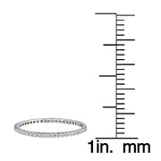 14K Gold 0.2ct TDW Diamond Eternity Band Ring (G-H, I2)