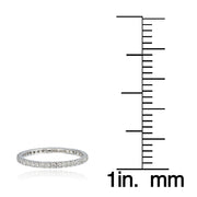 14K Gold 0.0ct TDW Diamond Eternity Band Ring (G-H, I2)