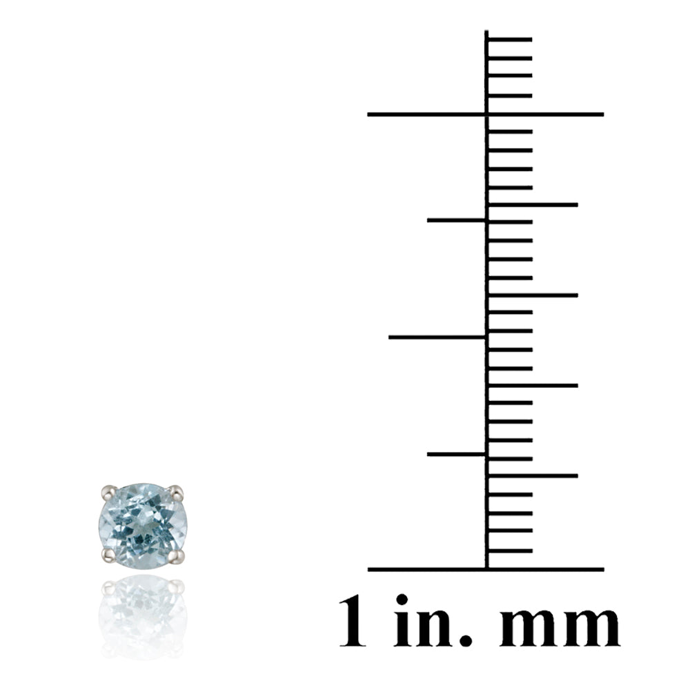 Sterling Silver 2ct Blue Topaz & Diamond Accent Floating Heart Pendant and Earrings Set-3