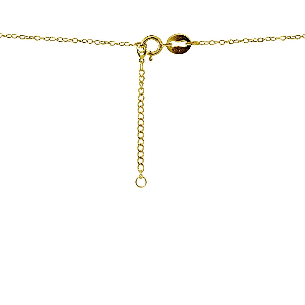 Set of 4 Gold Flash Stainless Steel Chain Link Extenders for Pendant Necklace Bracelet Anklet (2-6 Inches)-4