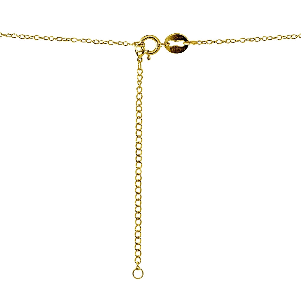 Set of 4 Gold Flash Stainless Steel Chain Link Extenders for Pendant Necklace Bracelet Anklet (2-6 Inches)-6
