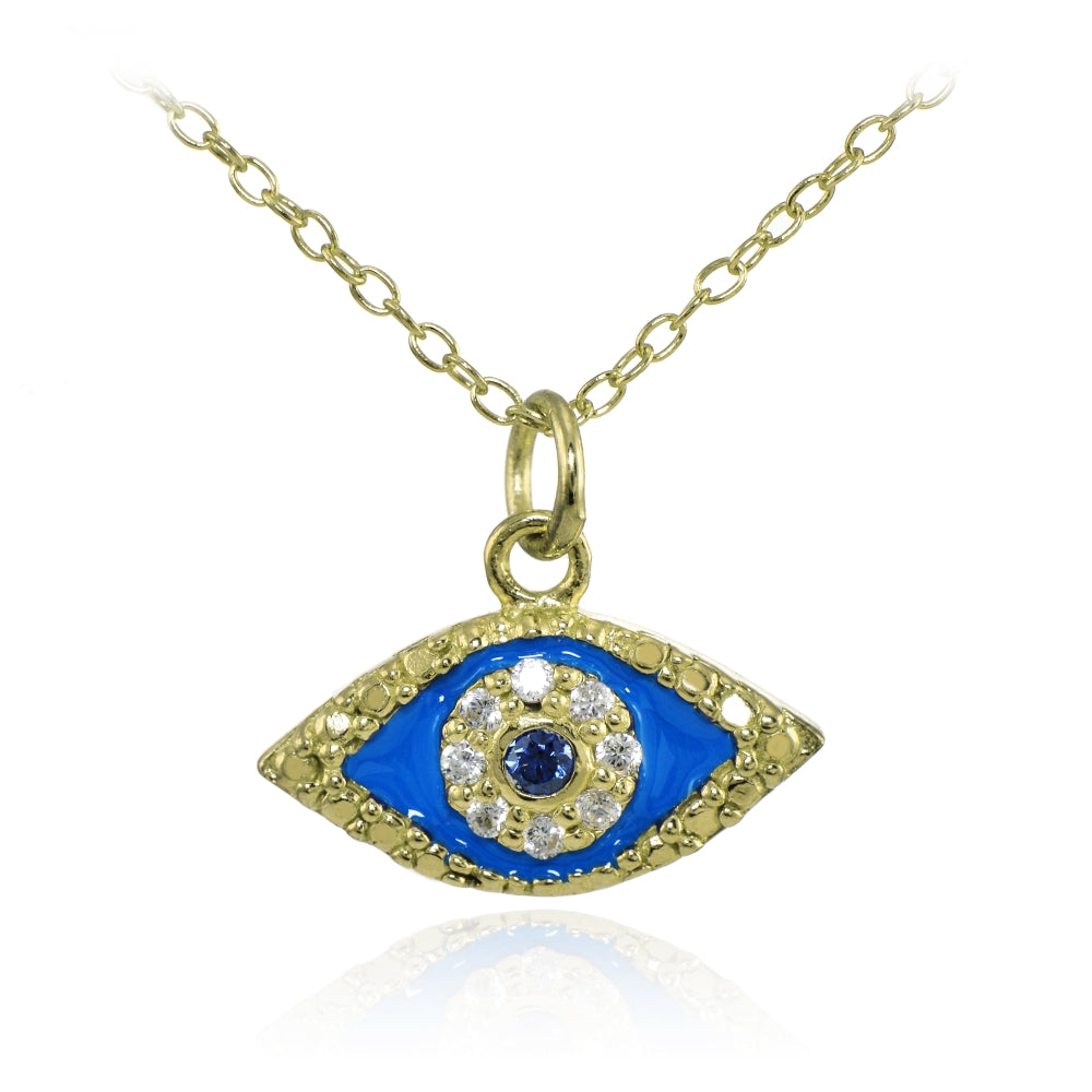 Gold Over Sterling Silver Evil Eye Holiday Gift Set-2